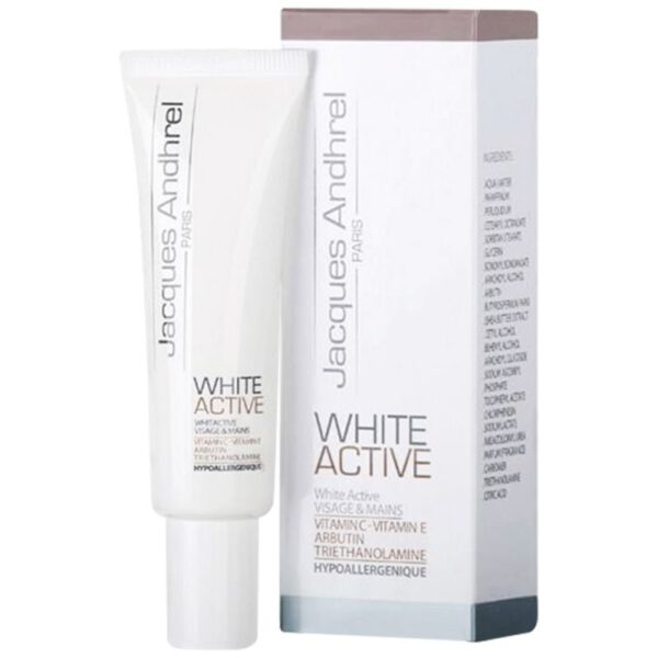 کرم سفید کننده و ضد لک ژاک آندرل ( WHITE ACTIVE )