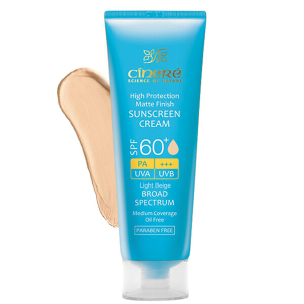 کرم ضد آفتاب رنگی SPF 60 سینره ( بژ روشن )