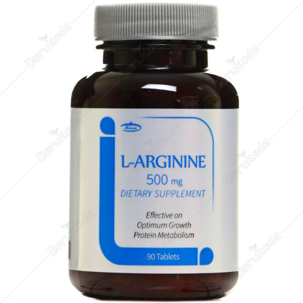 قرص L-ARGININE 500 کارن ( 90 عددی )