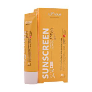 کرم ضدآفتاب SPF60 فاقد چربی سی گل ( بژ روشن )