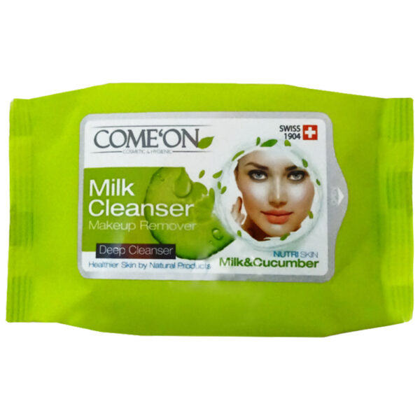 دستمال مرطوب تخصصی شیر پاک کن کامان