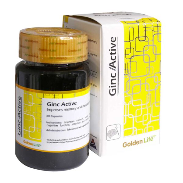 کپسول جینک اکتیو گلدن لایف ( 30 عدد )