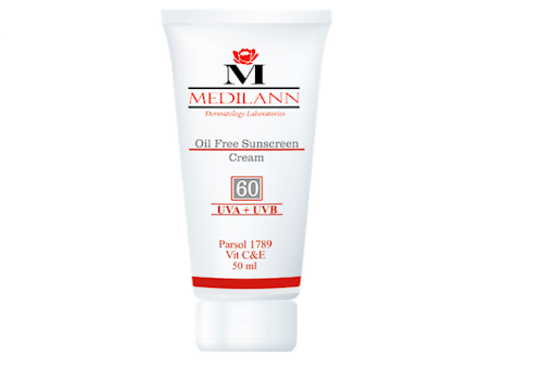 کرم ضد افتاب مخصوص پوست چرب ومعمولی SPF 60 مدیلن