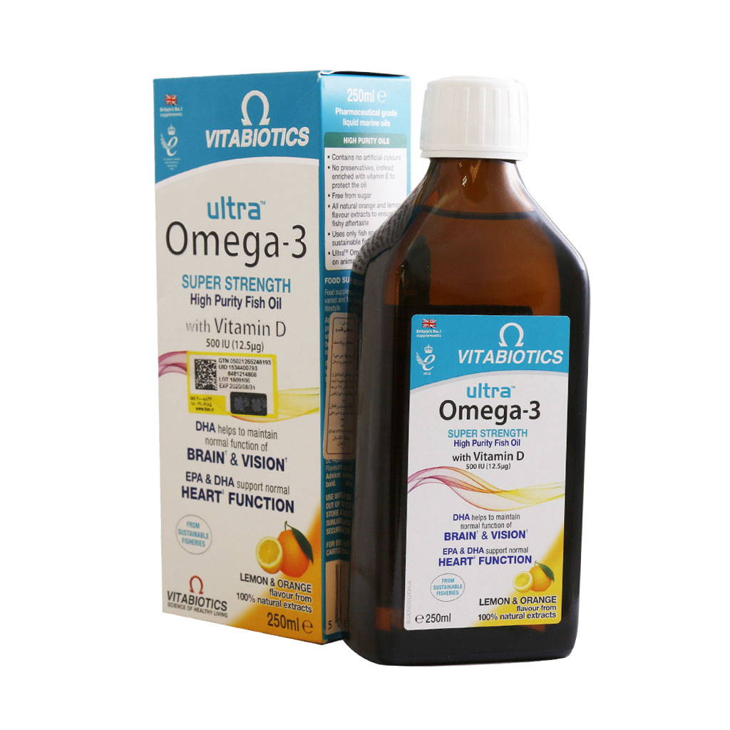 شربت OMEGA-3 ویتابیوتیکس ( 250 میلی لیتر )