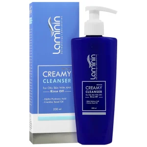 کرم ژل پاک کننده صورت و بدن پوست چرب لامینین
