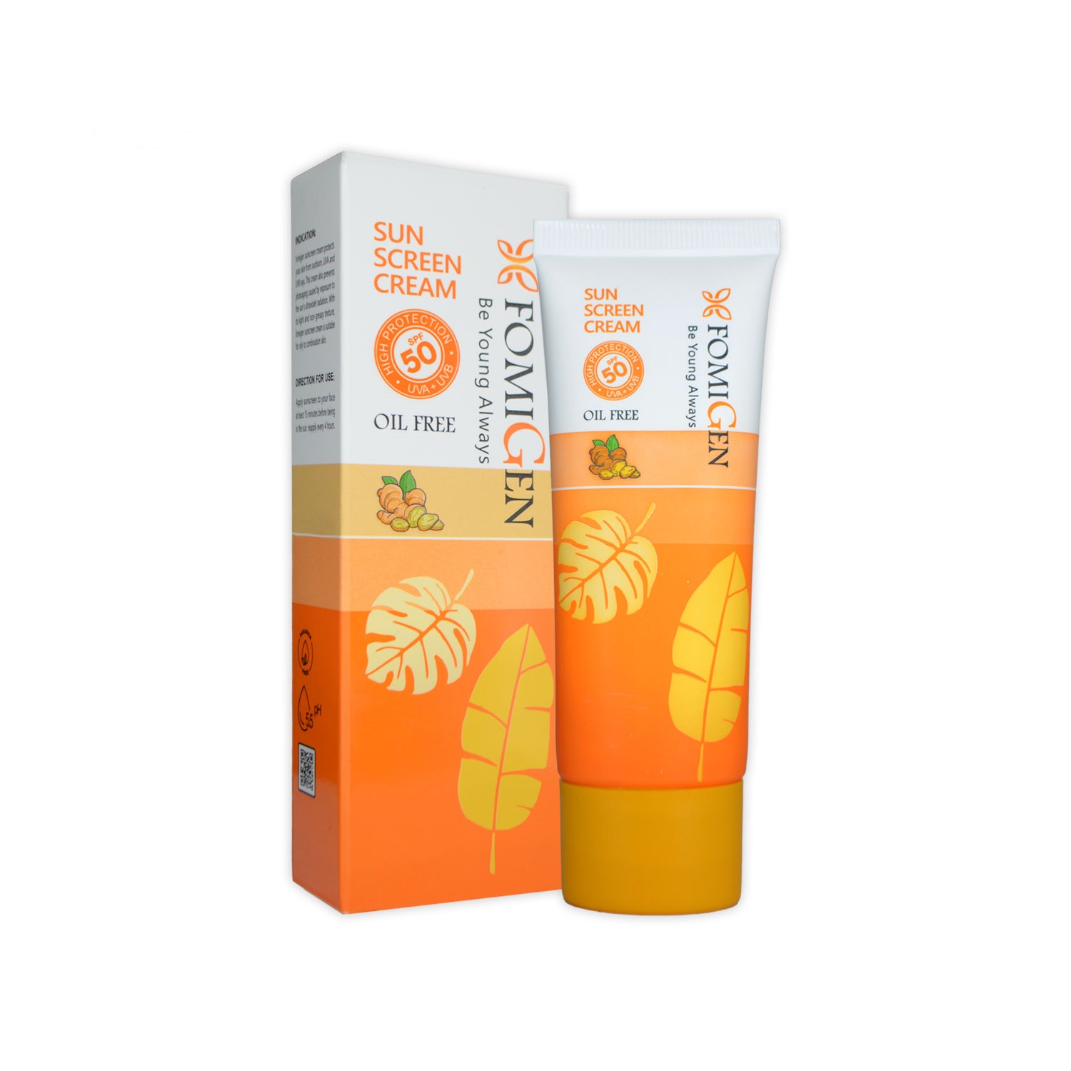 کرم ضدآفتاب SPF50 فومیژن ( بژ طبیعی )