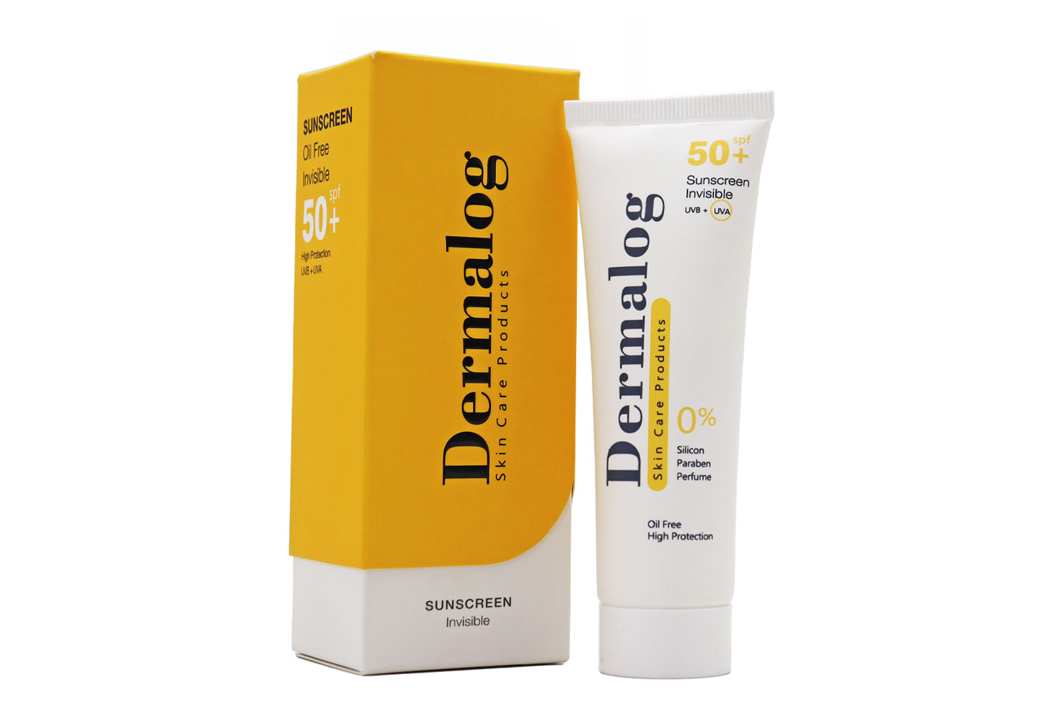 کرم ضدآفتاب SPF50 فاقد چربی درمالوگ ( بژ روشن )