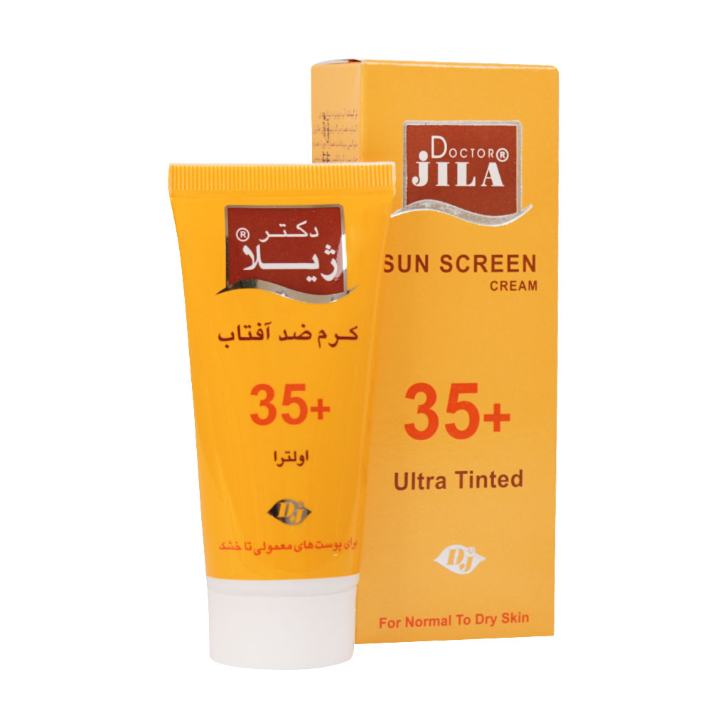 کرم ضدآفتاب پوست معمولی تا خشک SPF35 دکتر ژیلا ( رنگی )