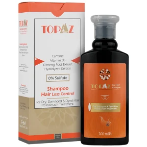 شامپو مناسب موهای خشک دارای ریزش توپاز