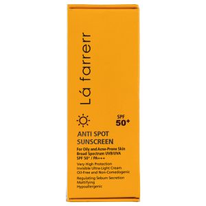 کرم ضدآفتاب 50 لافارر (بدون رنگ-چرب)