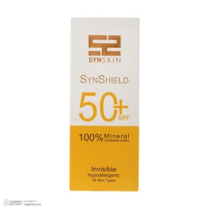 کرم ضد افتاب فیزیکال spf50+ ساین اسکین