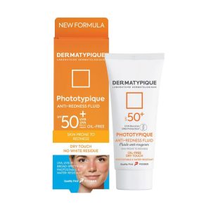 فلوئید ضد افتاب پوست حساس و قرمز spf50 فنوتیپیک درماتیپیک