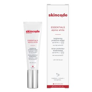 فلوئید ضد افتاب روشن کننده SPF50 بیرنگ اسکین کد