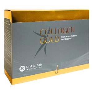 کلاژن گلد طوسی ساشه تقویت کننده مو ( 20 عددی )