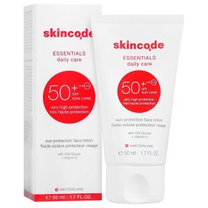 لوسیون ضد آفتاب SPF50 اسکین کد