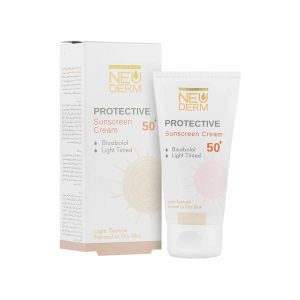 کرم ضد آفتاب SPF50 نئودرم ( بژ روشن )